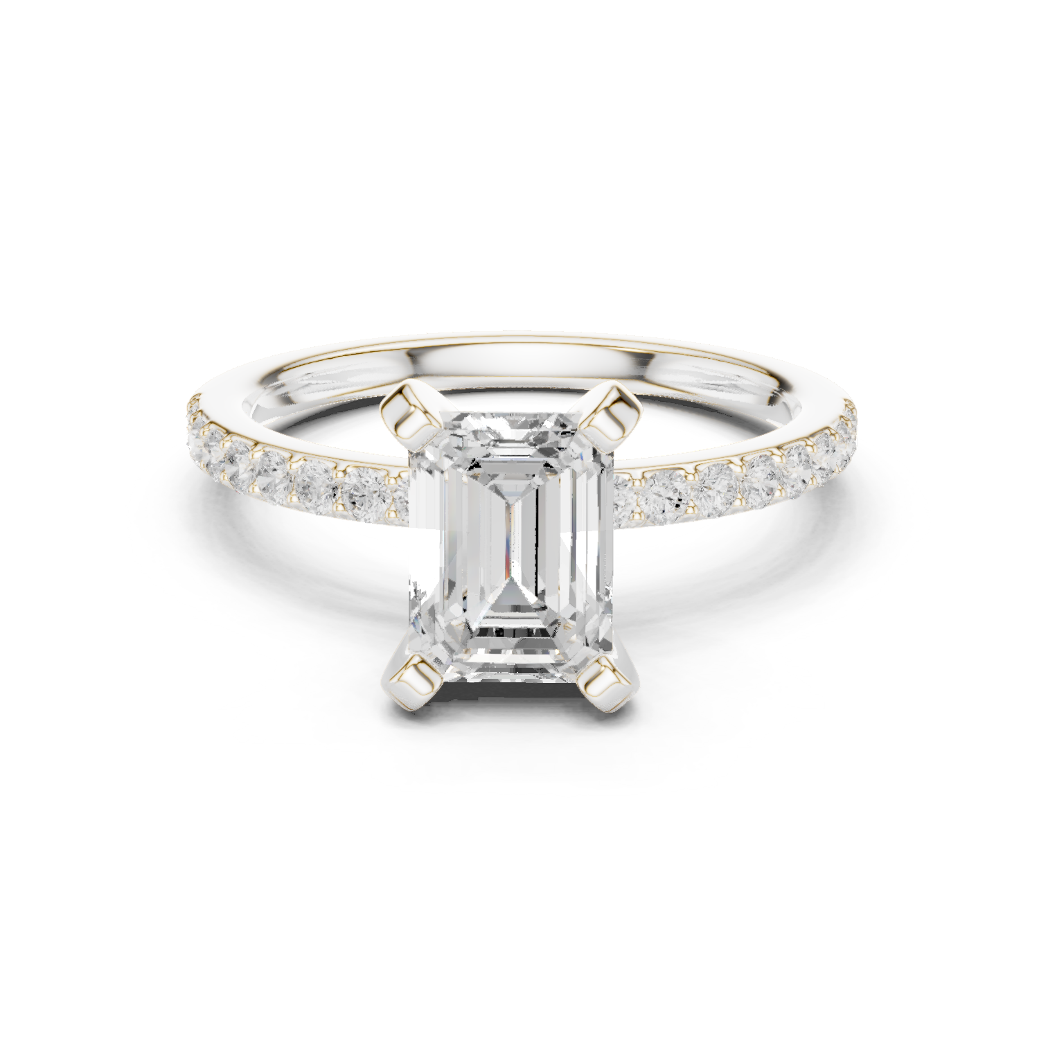 Gold Ring DDLR-886, White Gold