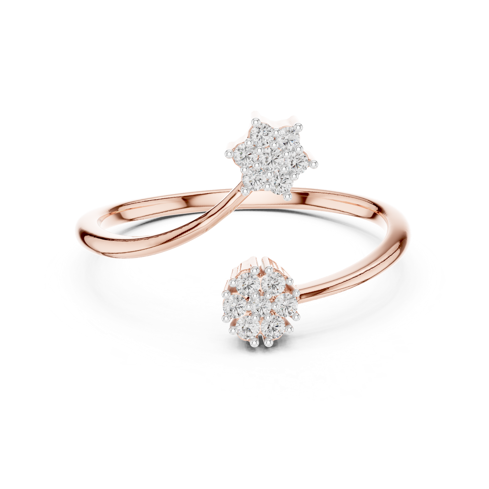 Gold Ring 12-10051@L, Rose Gold