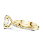 Gold Ring DDLR-358, Yellow Gold, view 3
