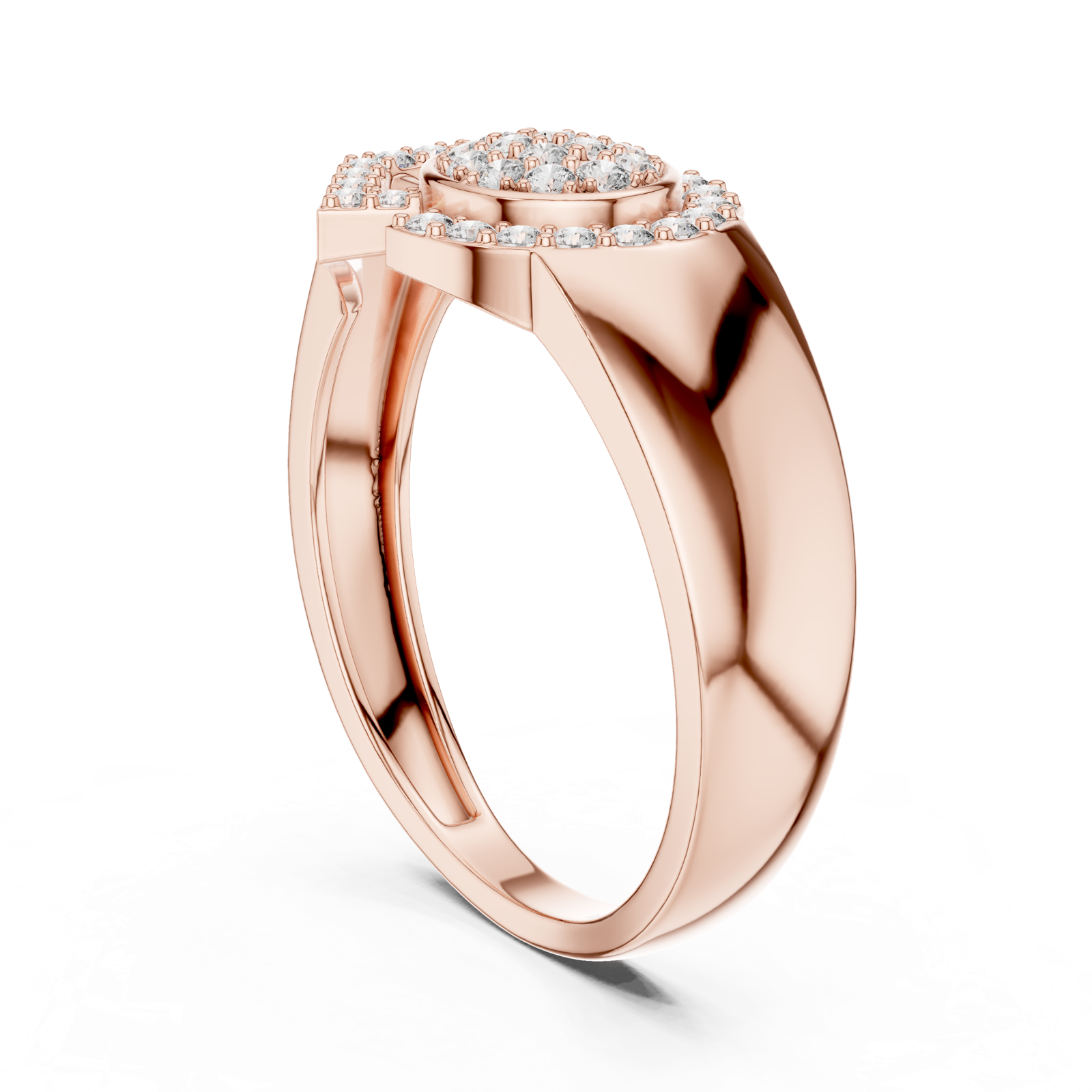 Gold Ring LR-01 (46), Rose Gold