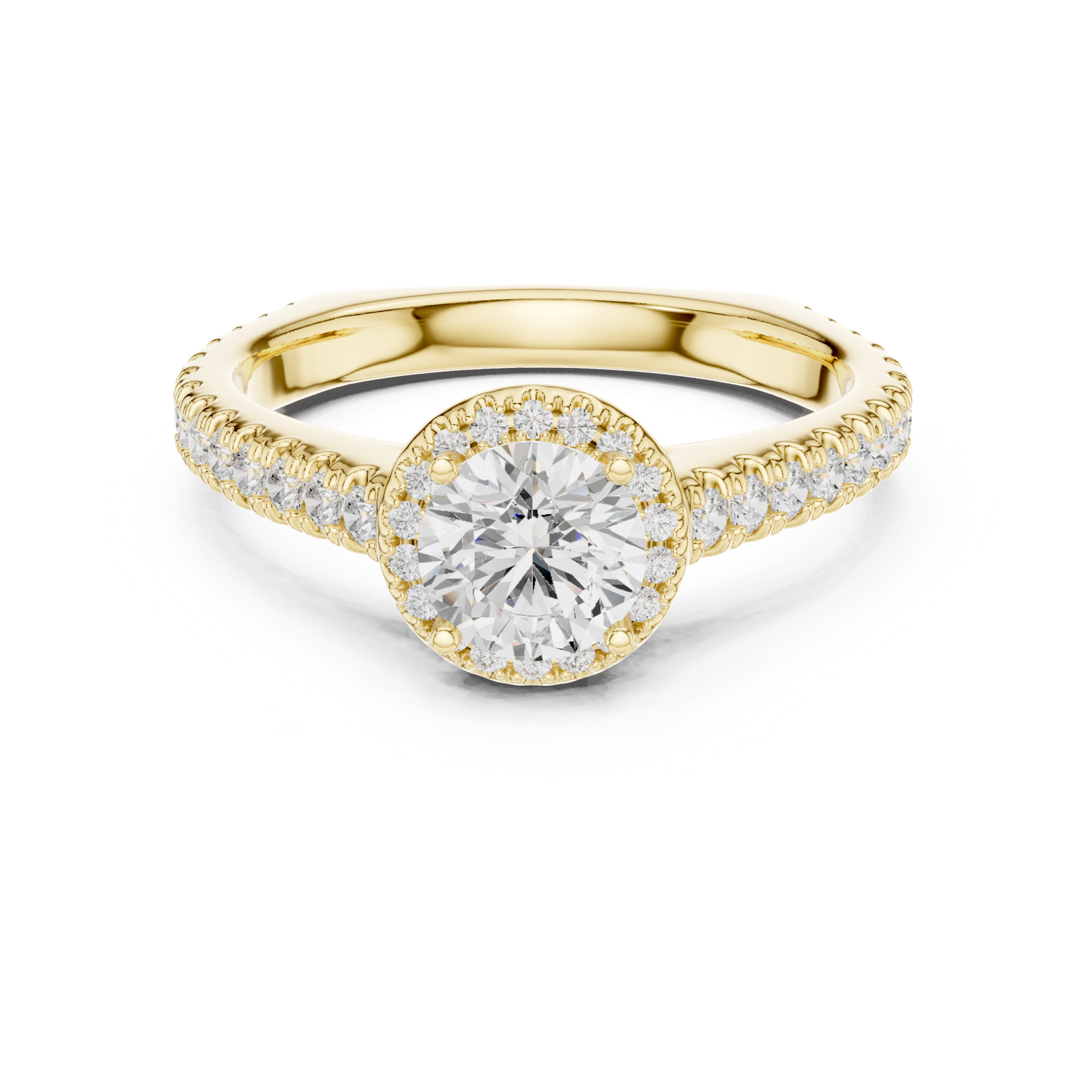 Gold Ring LR-0225, Yellow Gold, view 4