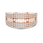 Gold Ring LR-01 (16), Rose Gold, view 4