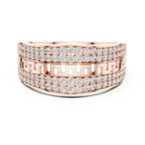 Gold Ring LR-01 (16), Rose Gold, view 4