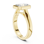 Gold Jewelry L36-3, Radiant center stone, Yellow Gold, view 1