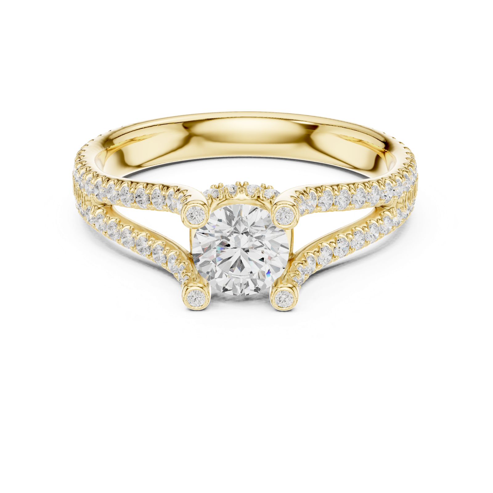 Gold Ring LR-0295, Yellow Gold