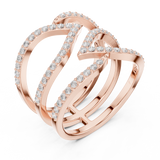 Gold Ring SBWR(34), Rose Gold, view 2