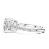 Gold Ring DDLR-1023, White Gold, view 3