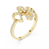 Gold Ring LR-01 (57), Yellow Gold, view 2
