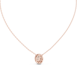 Gold Pendant GPD-0027, Rose Gold, view 4