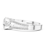 Gold Ring DDLR-182-OC, White Gold, view 3
