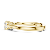 Gold Ring DDLR-565, Yellow Gold, view 3