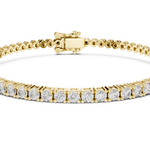 Gold Bracelet FBR0095-2.5-3, Yellow Gold, view 4