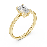 Gold Ring DDLR-802, Yellow Gold, view 2