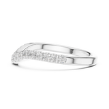 Gold Ring DDLR-791, White Gold, view 3