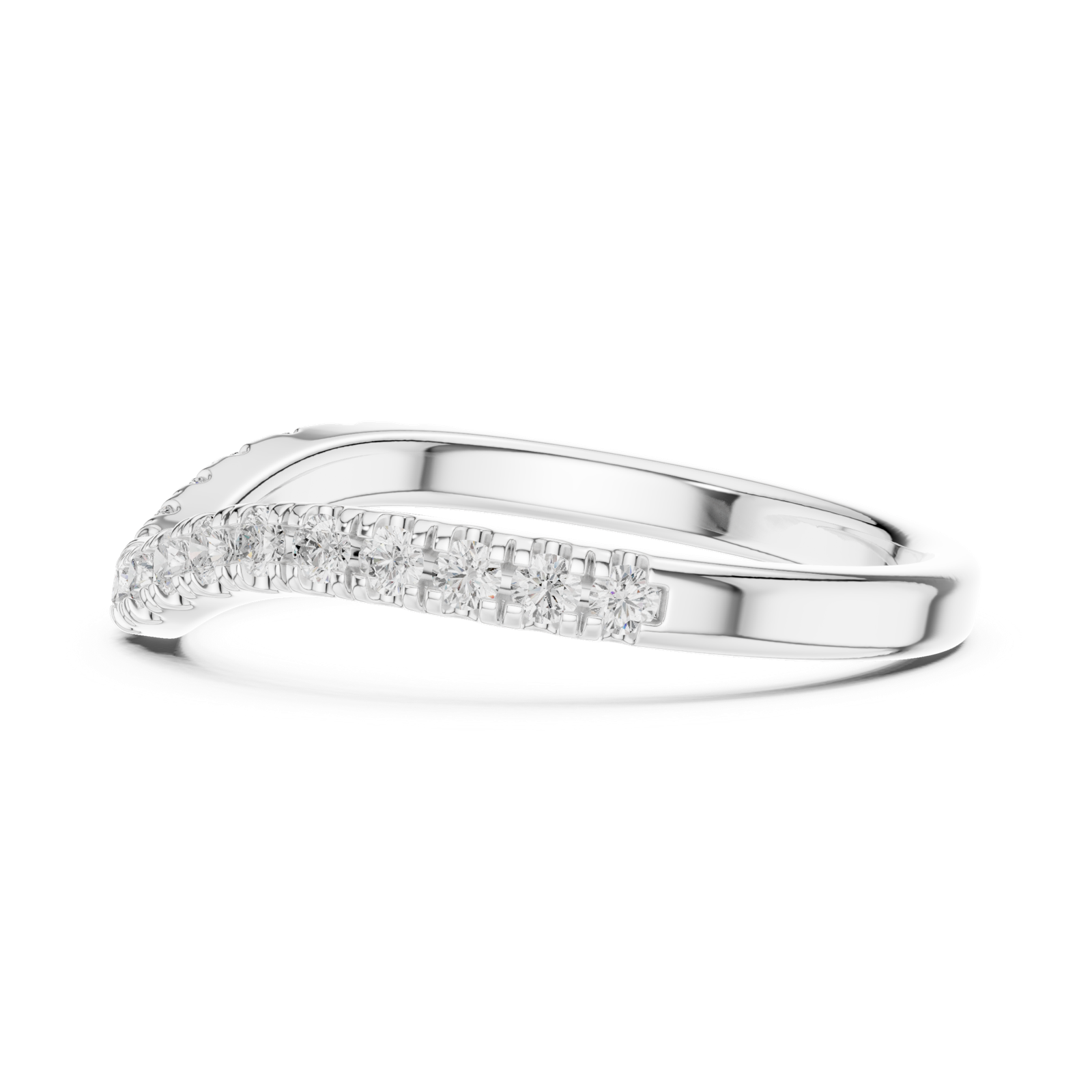 Gold Ring DDLR-791, White Gold, view 3