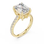 Gold Ring DDLR-1024, Yellow Gold, view 2