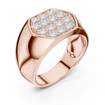 Gold Ring SBMR(40), Rose Gold, view 2