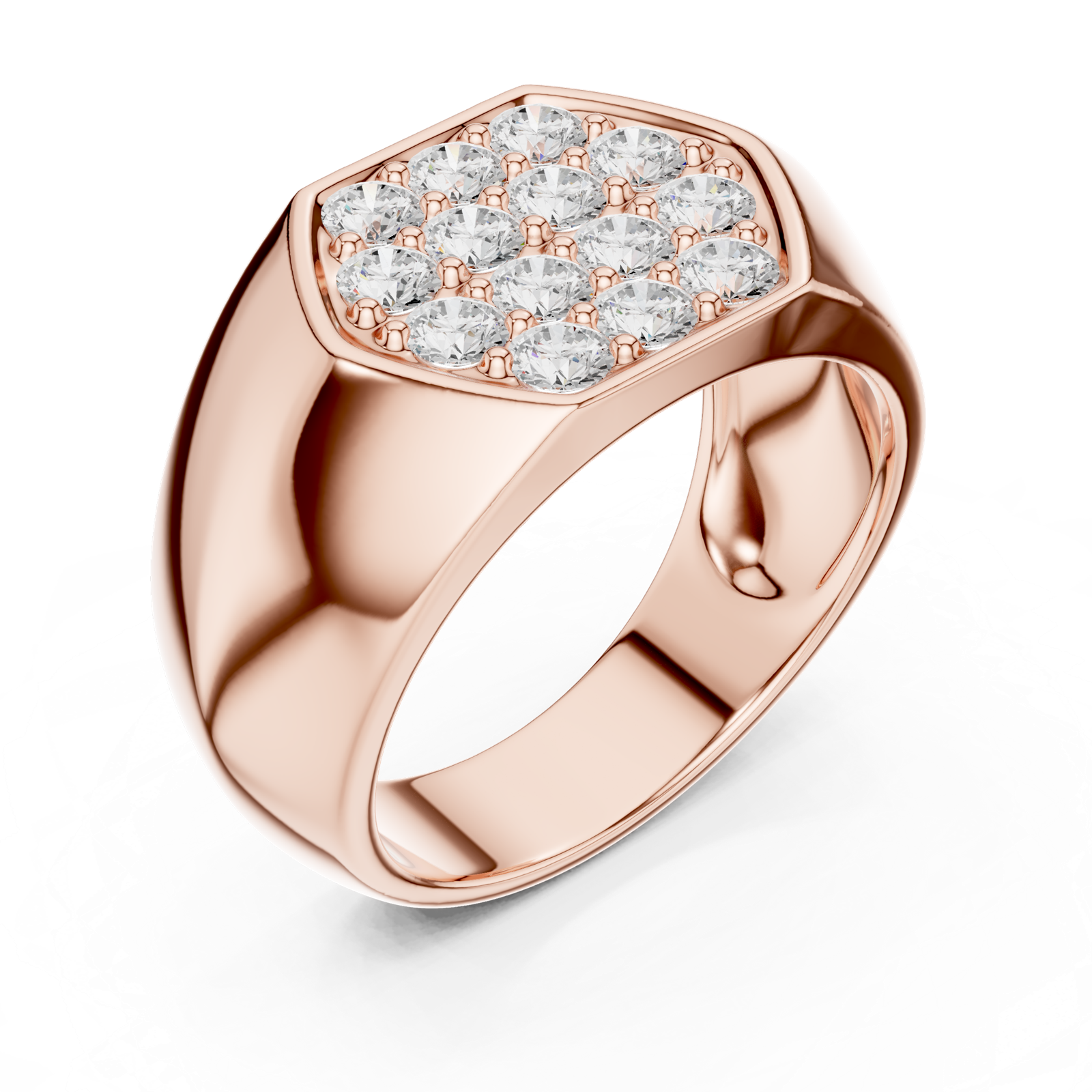 Gold Ring SBMR(40), Rose Gold, view 2