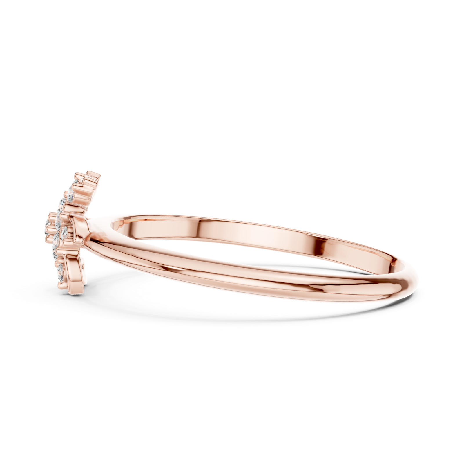 Gold Ring 1 (449), Rose Gold, view 3