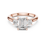 Gold Ring DDLR-894, Rose Gold, view 4