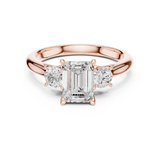 Gold Ring DDLR-894, Rose Gold, view 4