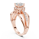 Gold Ring DDLR-486, Rose Gold