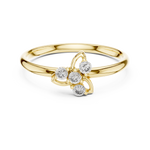 Gold Ring 1 (375), Yellow Gold, view 4