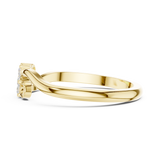 Gold Ring DDLR-739, Yellow Gold, view 3