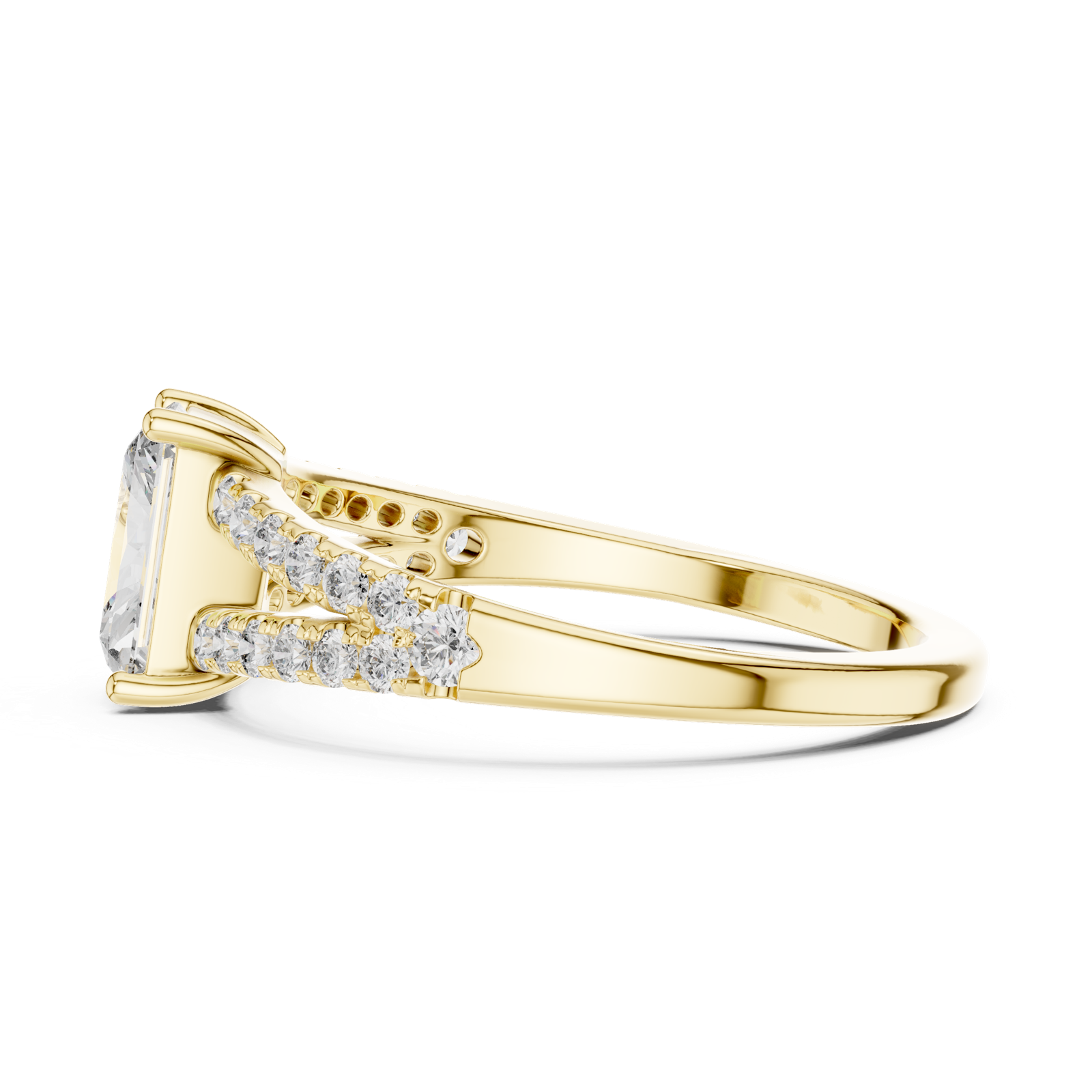 Gold Pendant 9-10009L_21, Yellow Gold, view 3