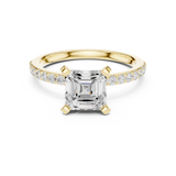 Gold Ring DDLR-884, Yellow Gold, view 4