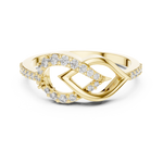 Gold Ring LR-01 (54), Yellow Gold, view 4