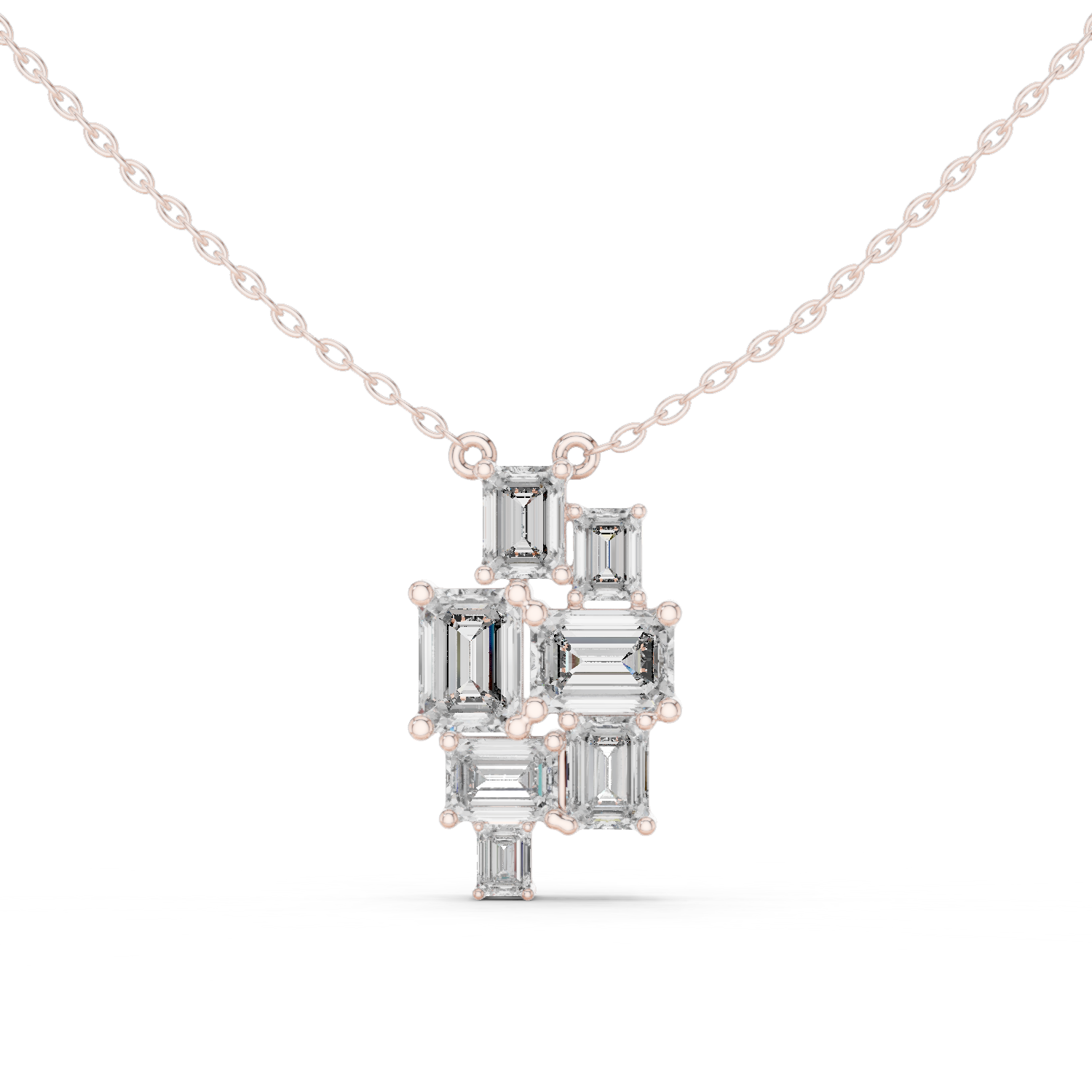 Gold Pendant GPD-0023, Rose Gold