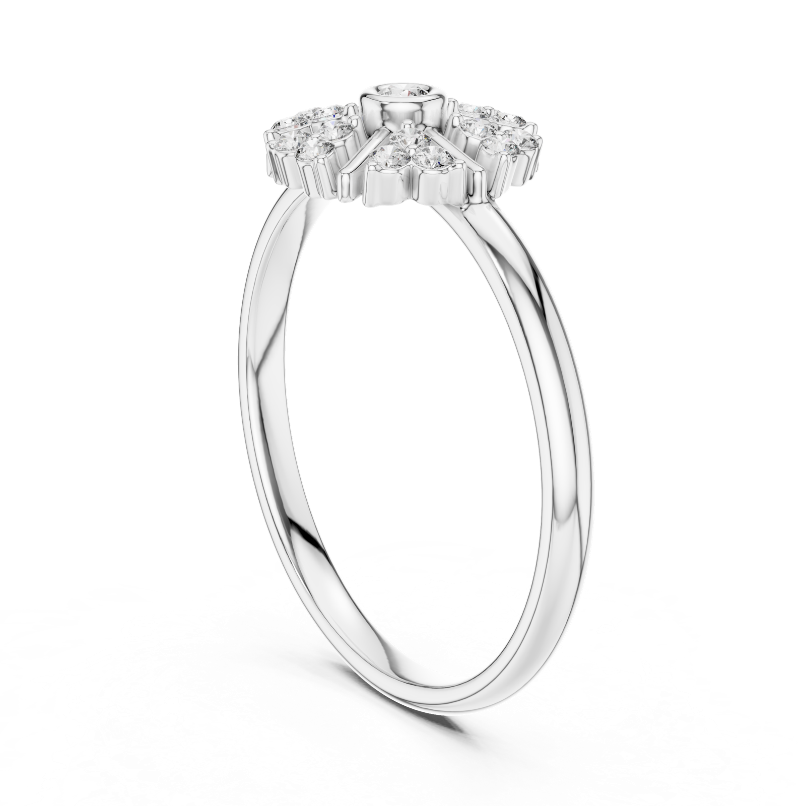 Gold Ring 1 (413), White Gold
