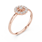 Gold Ring Ledis Ring, Rose Gold, view 2