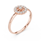 Gold Ring Ledis Ring, Rose Gold, view 2