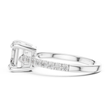 Gold Ring DDLR-874, White Gold, view 3