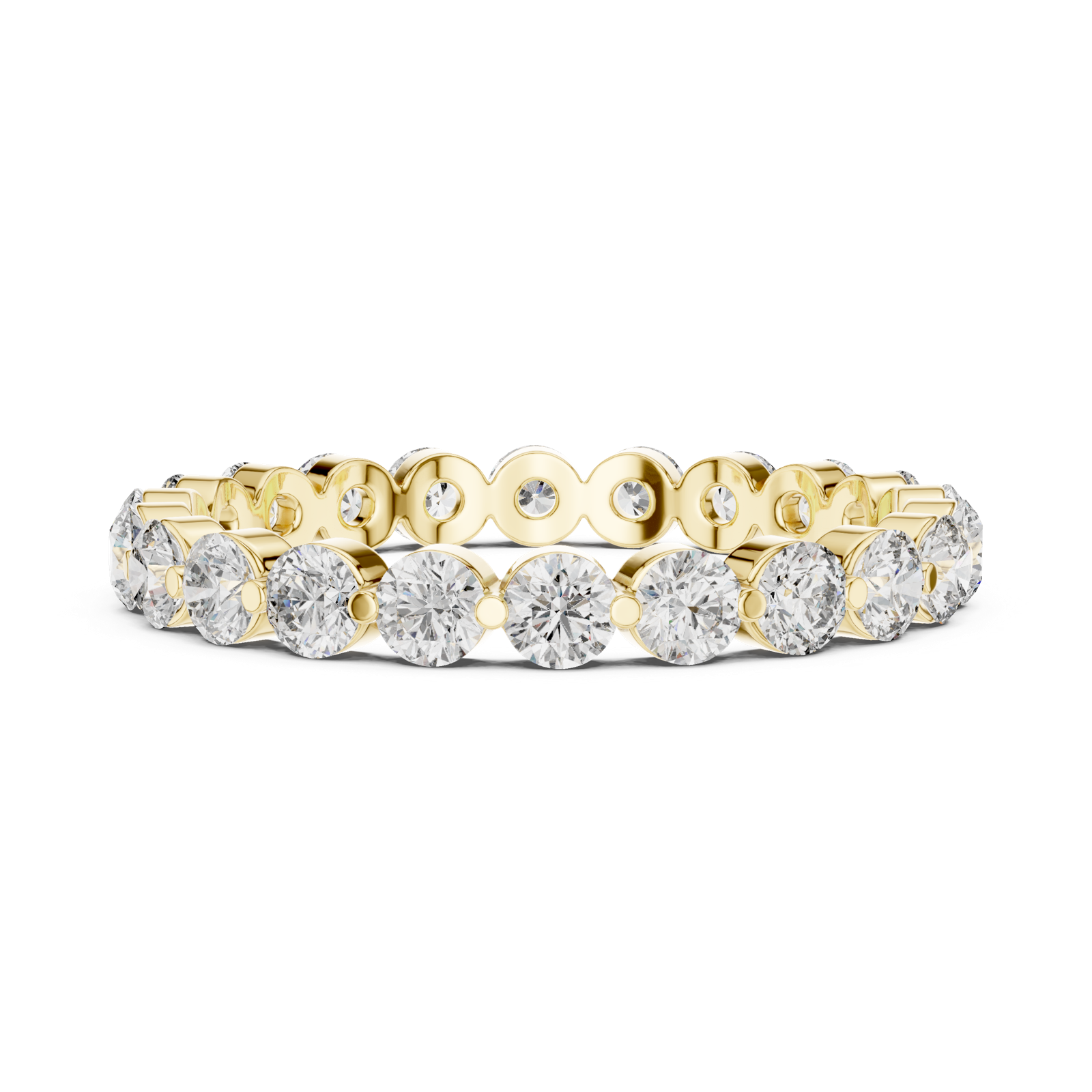 Gold Ring DDLR-214, Yellow Gold, view 3
