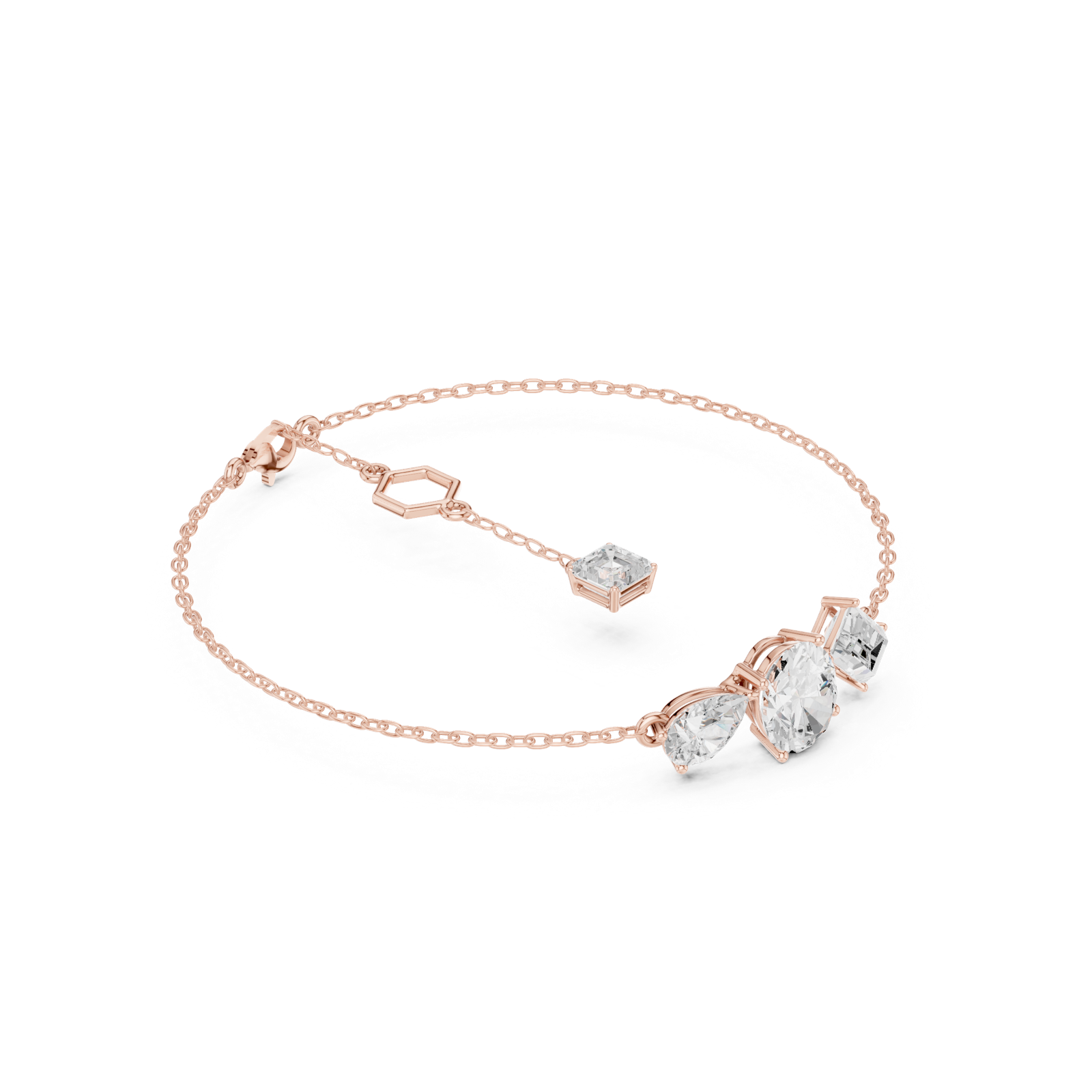 Gold Bracelet SBWB (26), Rose Gold, view 1