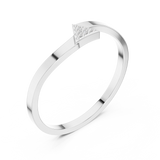 Gold Ring DDLR-720, White Gold, view 2