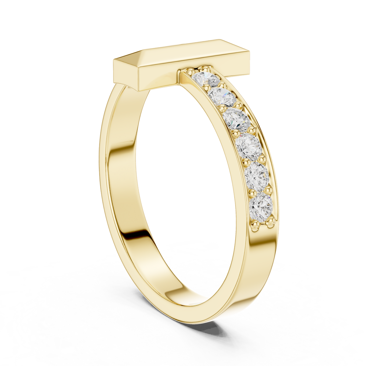 Gold Ring SBMR(3), Yellow Gold, view 1