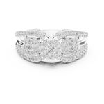 Gold Ring 19-120016L, White Gold, view 4