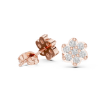 Gold Earrings 9-10034E, Rose Gold