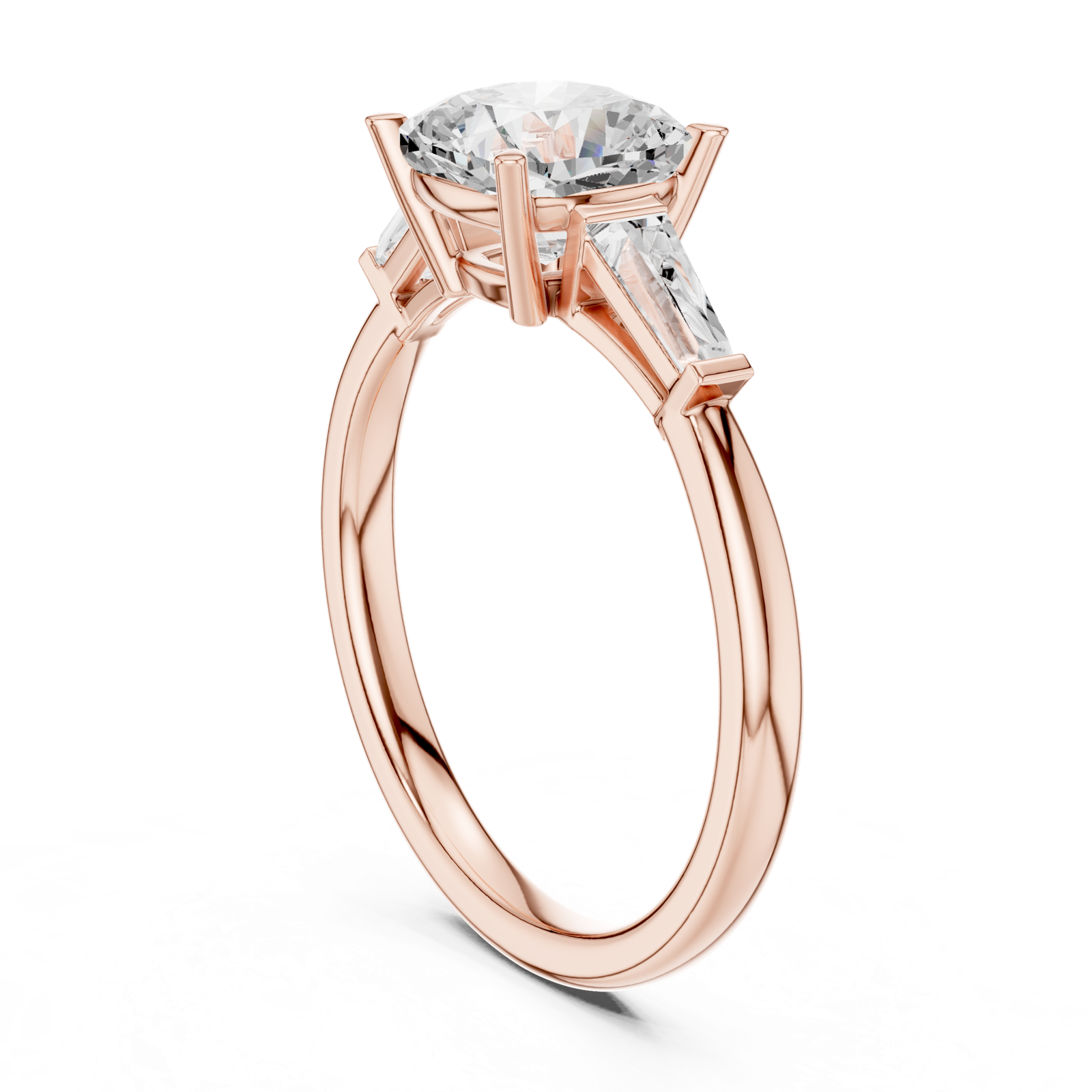 Gold Ring DDLR-1046, Rose Gold, view 1