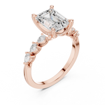 Gold Ring DDLR-1004, Rose Gold, view 2