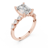 Gold Ring DDLR-1004, Rose Gold, view 2
