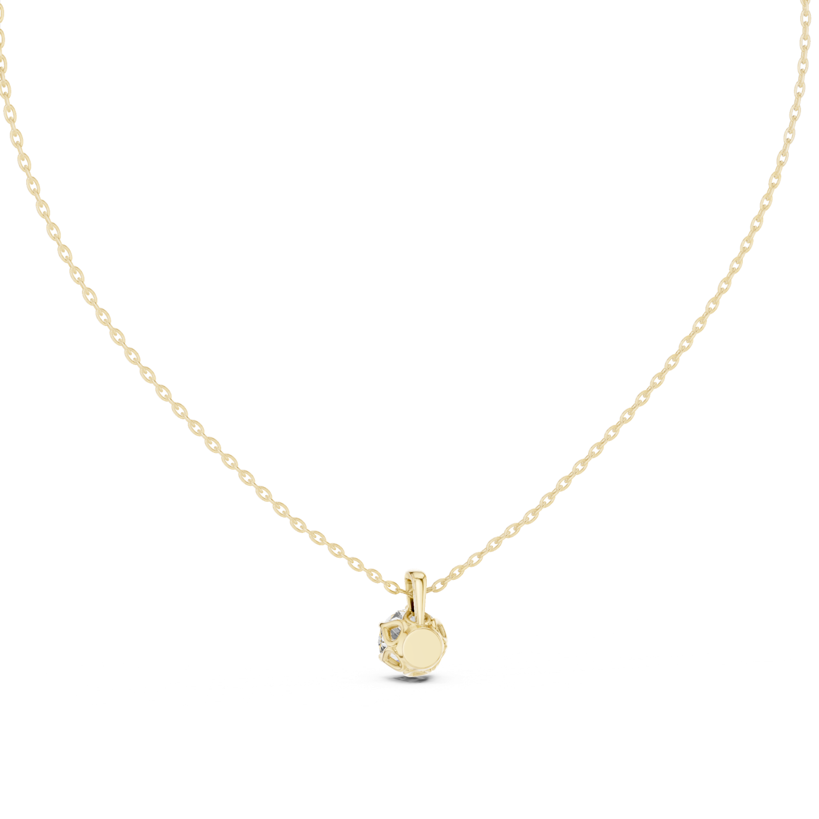 Gold Pendant GPD-0039, Yellow Gold, view 4