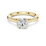 Gold Ring DDLR-549, Yellow Gold, view 4