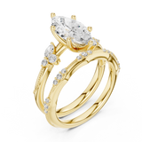 Gold Ring DDLR-299, Yellow Gold, view 2