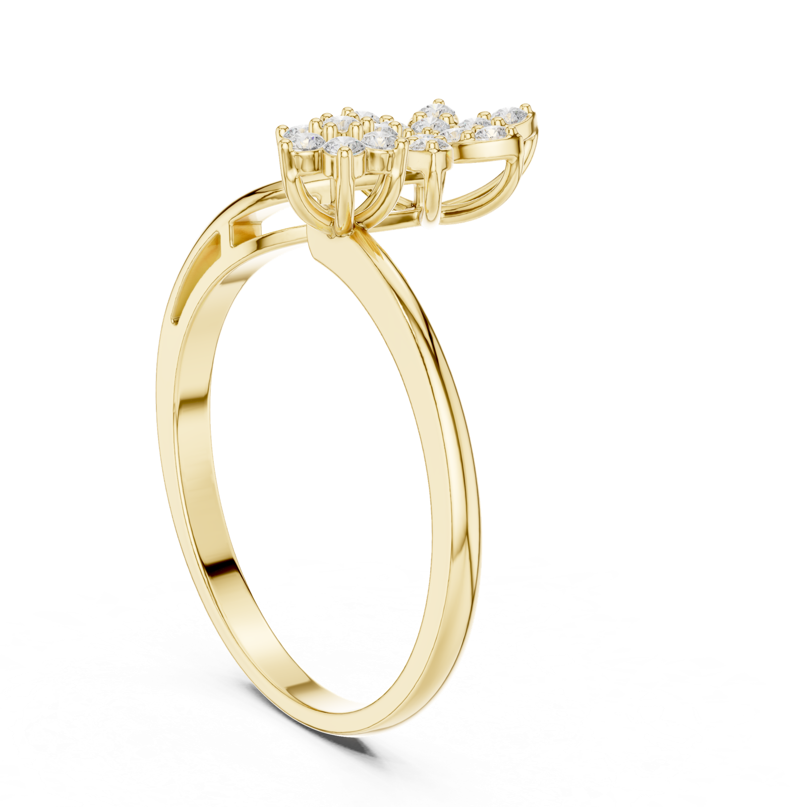 Gold Ring HLR-223, Yellow Gold