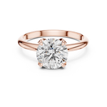Gold Ring DDLR-050, Rose Gold, view 4